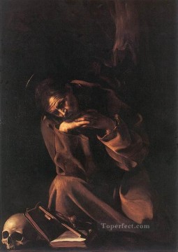 Caravaggio Painting - St Francis2 Caravaggio